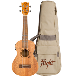 Flight DUC 323 EQ MAH/MAH elektroakustické koncertní ukulele