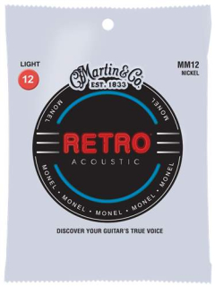 Martin MM12 Retro kovové struny pro akustickou kytaru